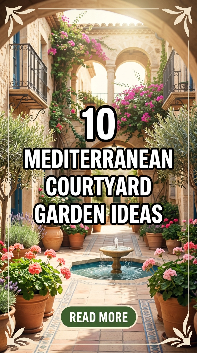 10 Mediterranean Courtyard Garden Ideas