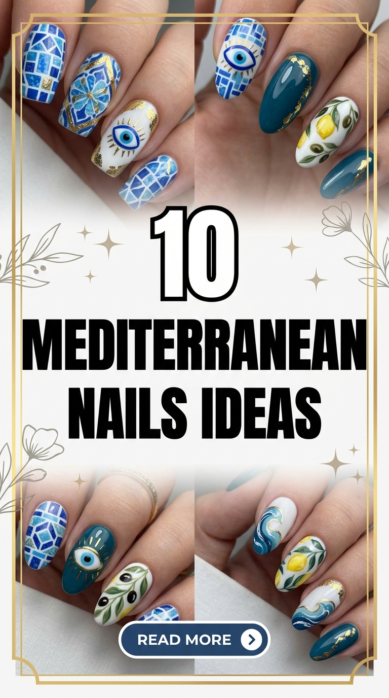 10 Mediterranean Nails Ideas