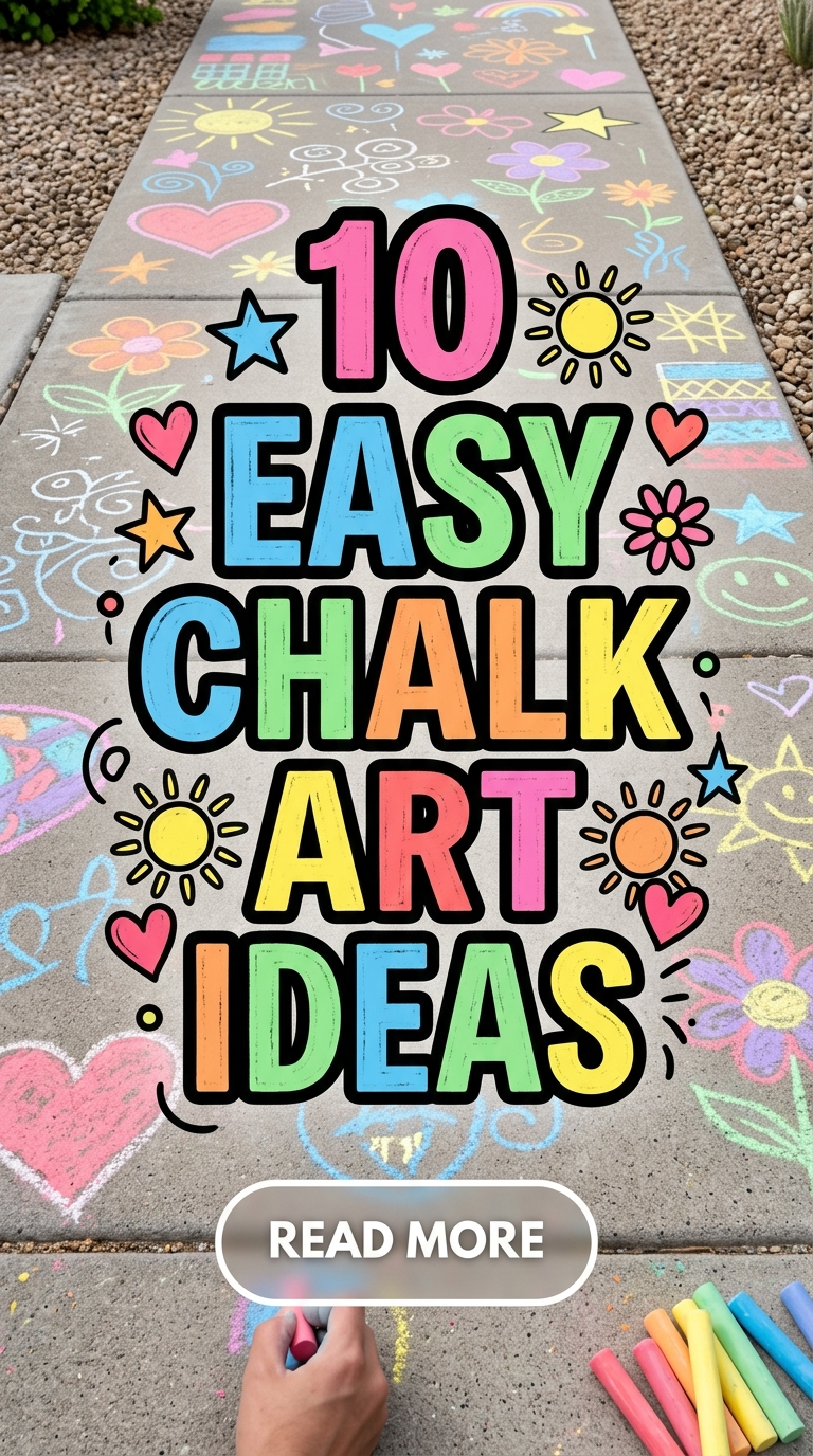 10 Chalk Art Easy Ideas