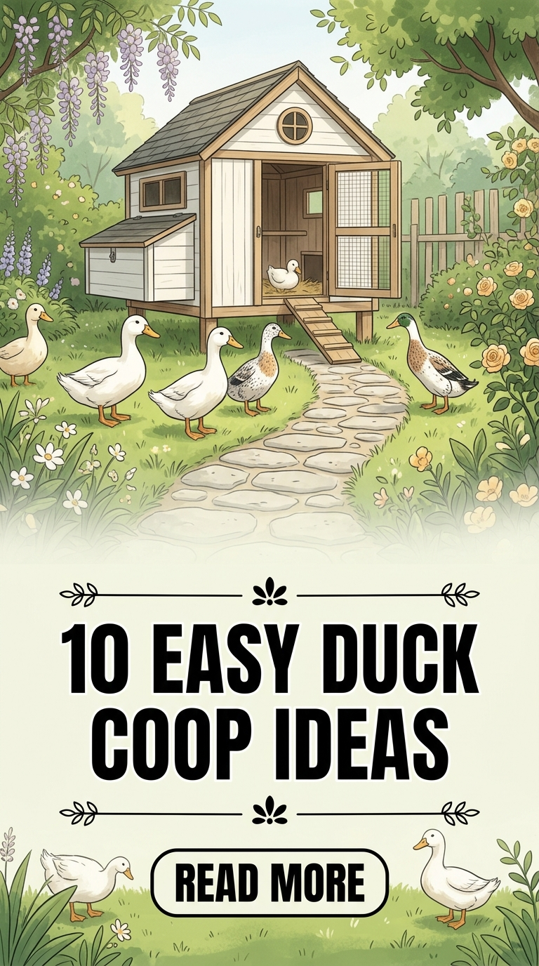 10 Easy Duck Coop Ideas
