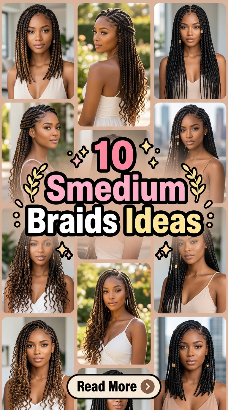 10 Smedium Braids Ideas
