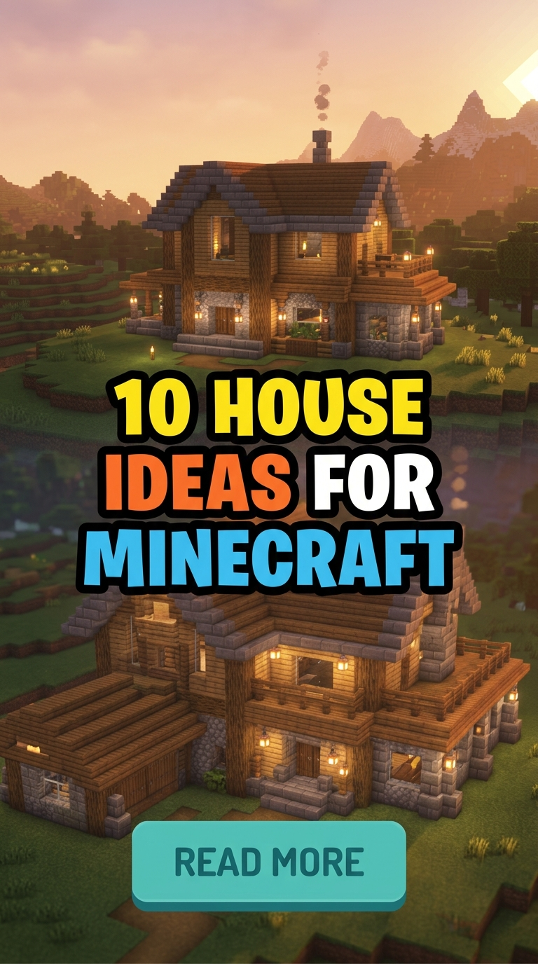 10 House Ideas for Minecraft