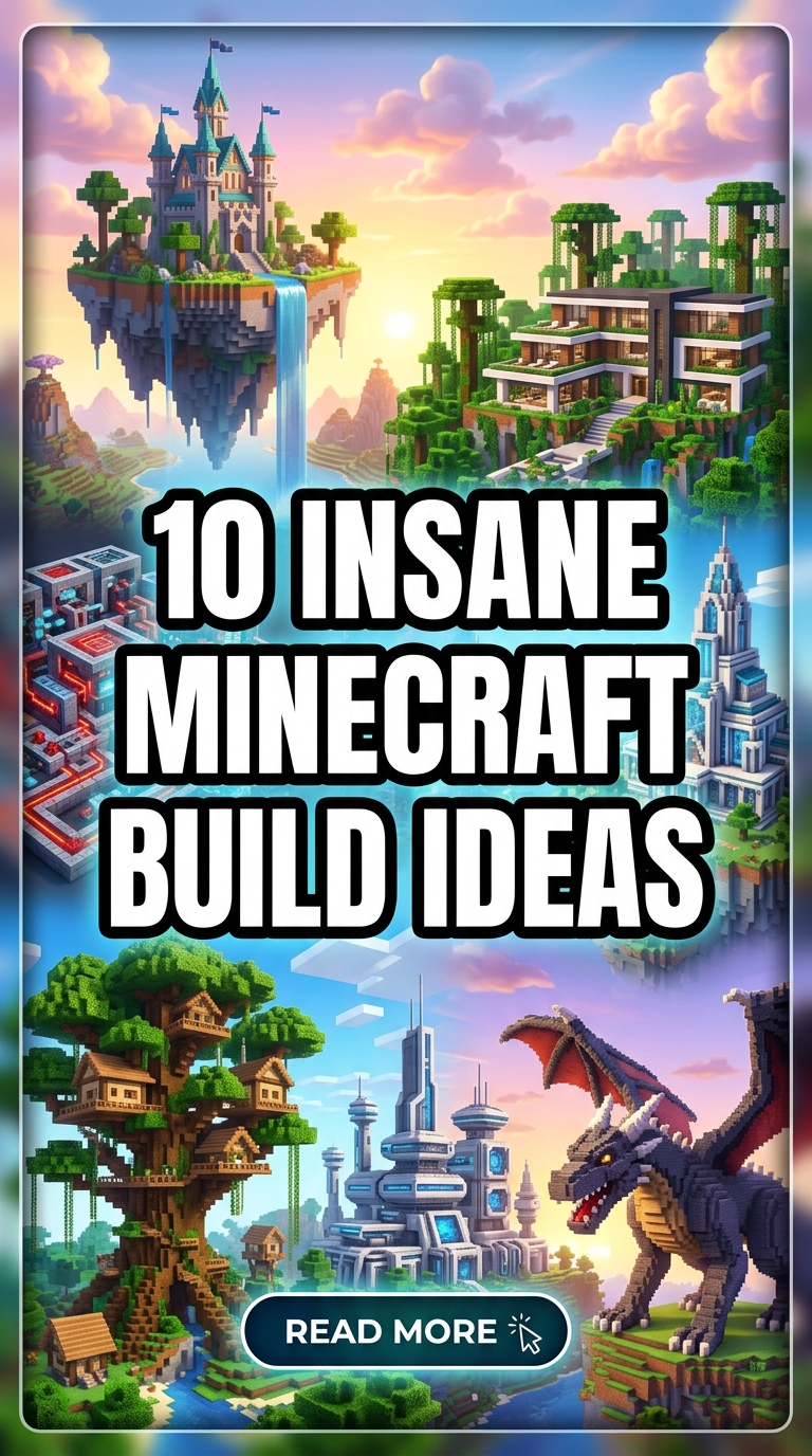10 Insane Minecraft Build Ideas
