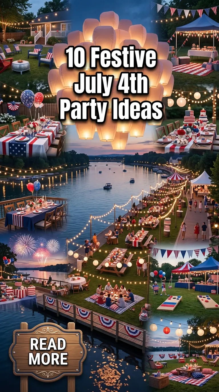 10 Festive July 4th Party Ideas