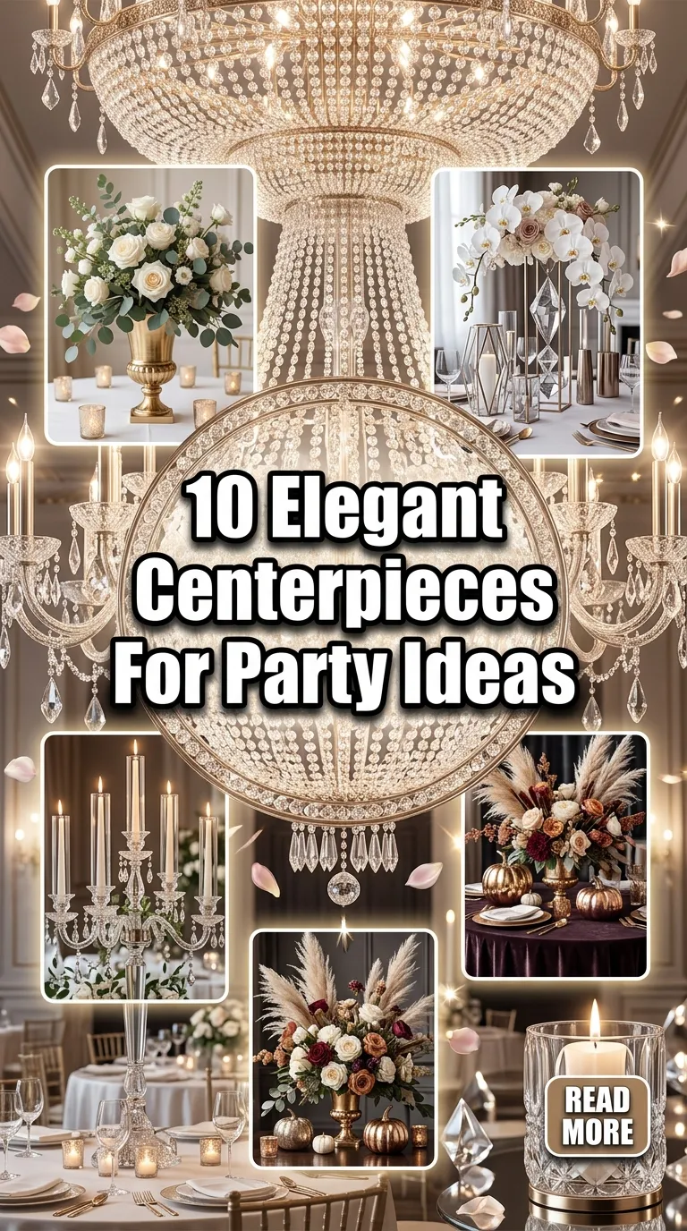10 Elegant Centerpieces For Party Ideas