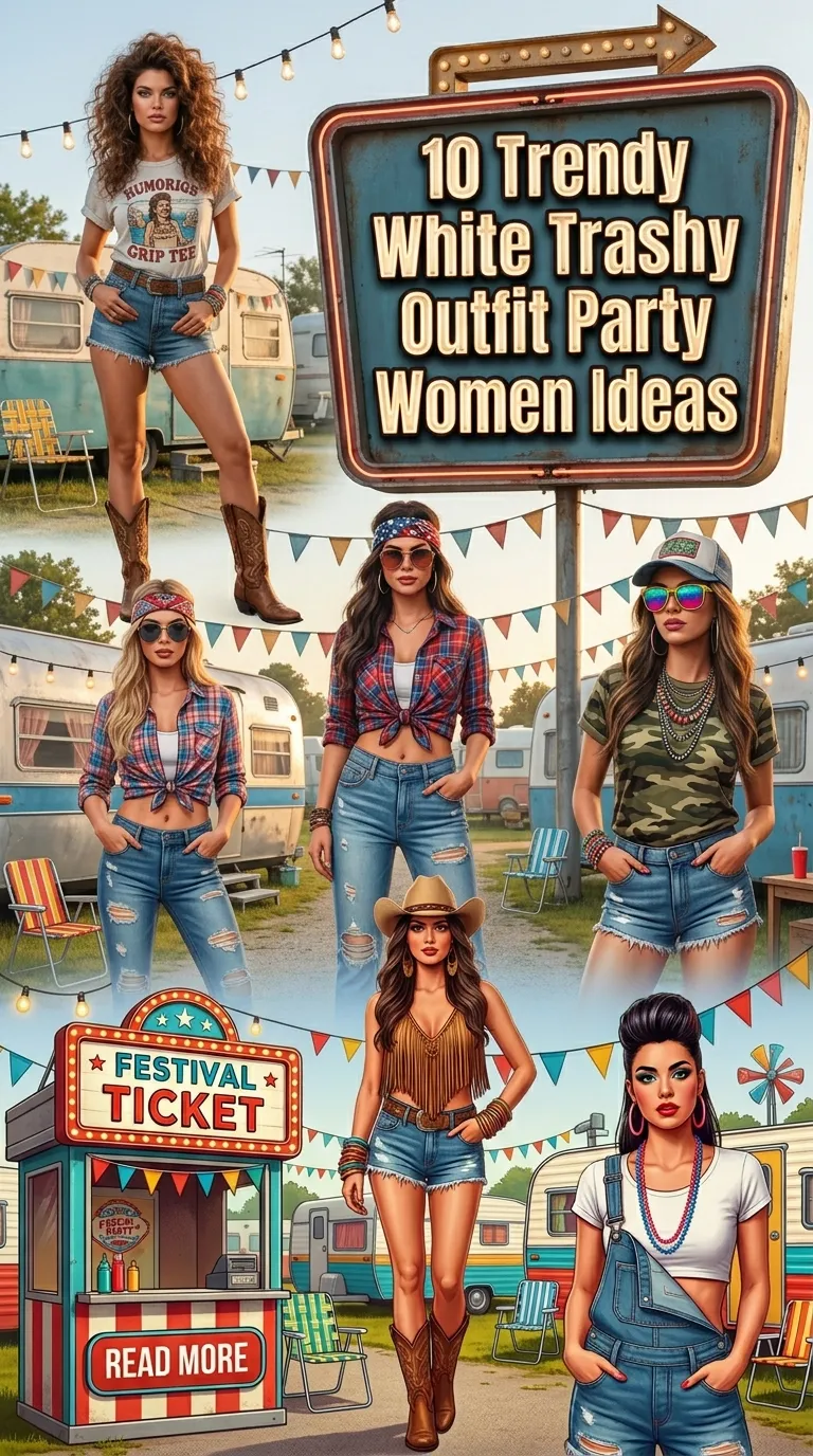 10 White Trash Party Outfits Women Ideas