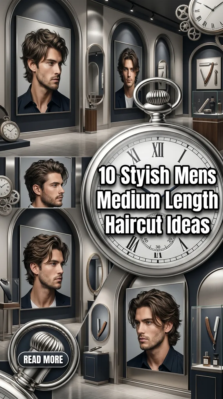 10 Stylish Menโs Medium Length Haircut Ideas