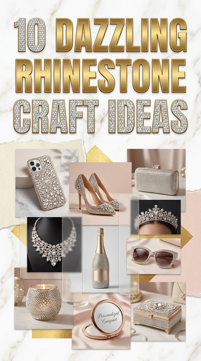 10 Dazzling Rhinestone Craft Ideas