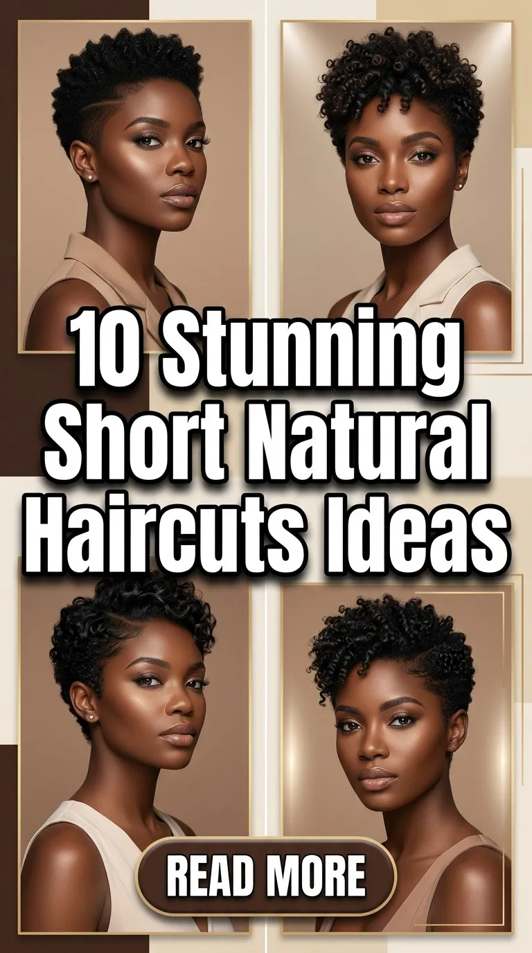 10 Stunning Short Natural Haircuts Ideas
