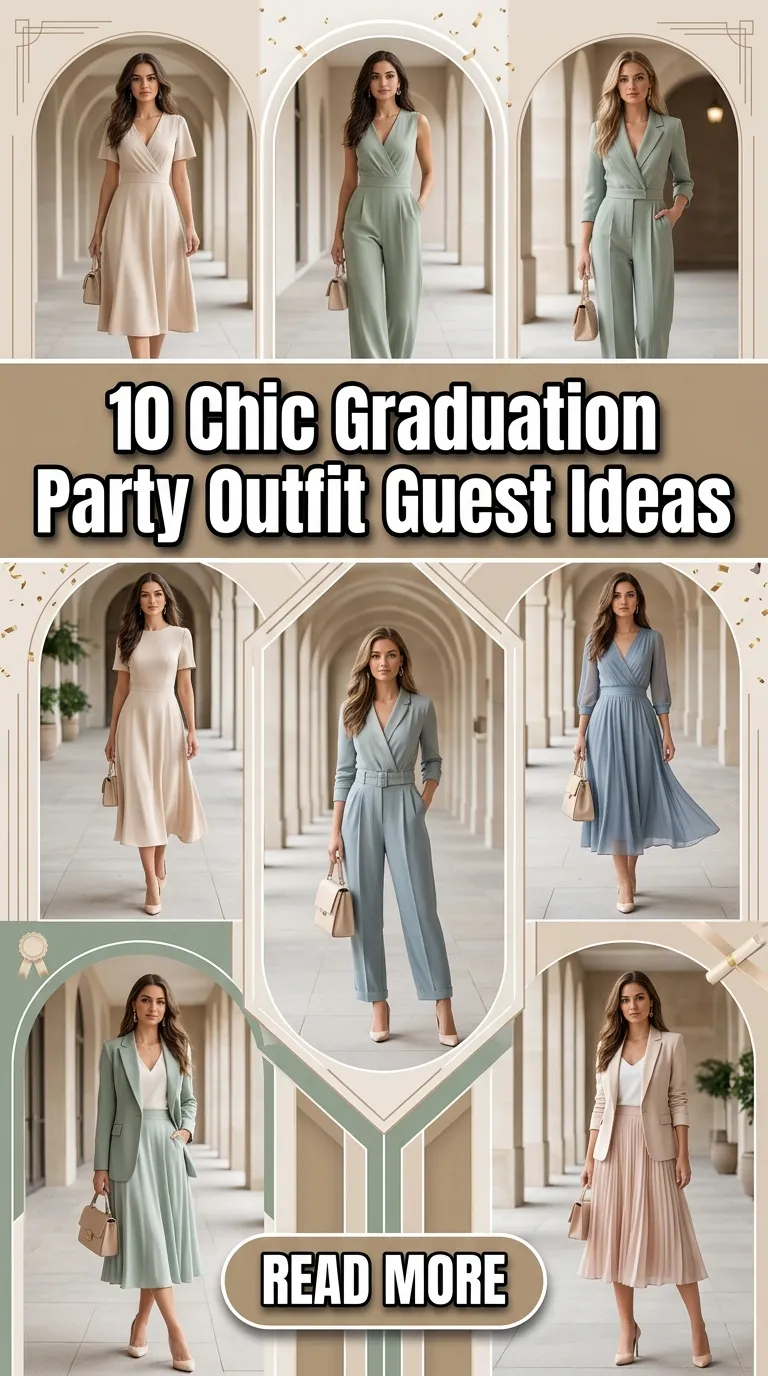 10 Chic Graduation Party Outfit Guest Ideas