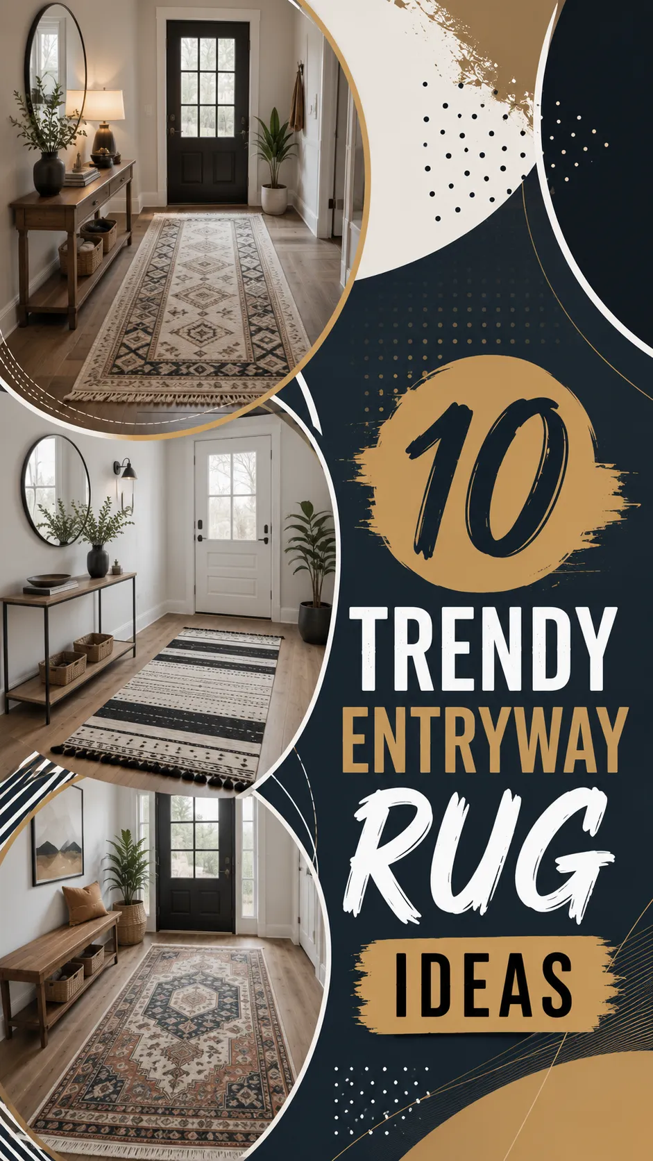 10 Trendy Entryway Rug Ideas