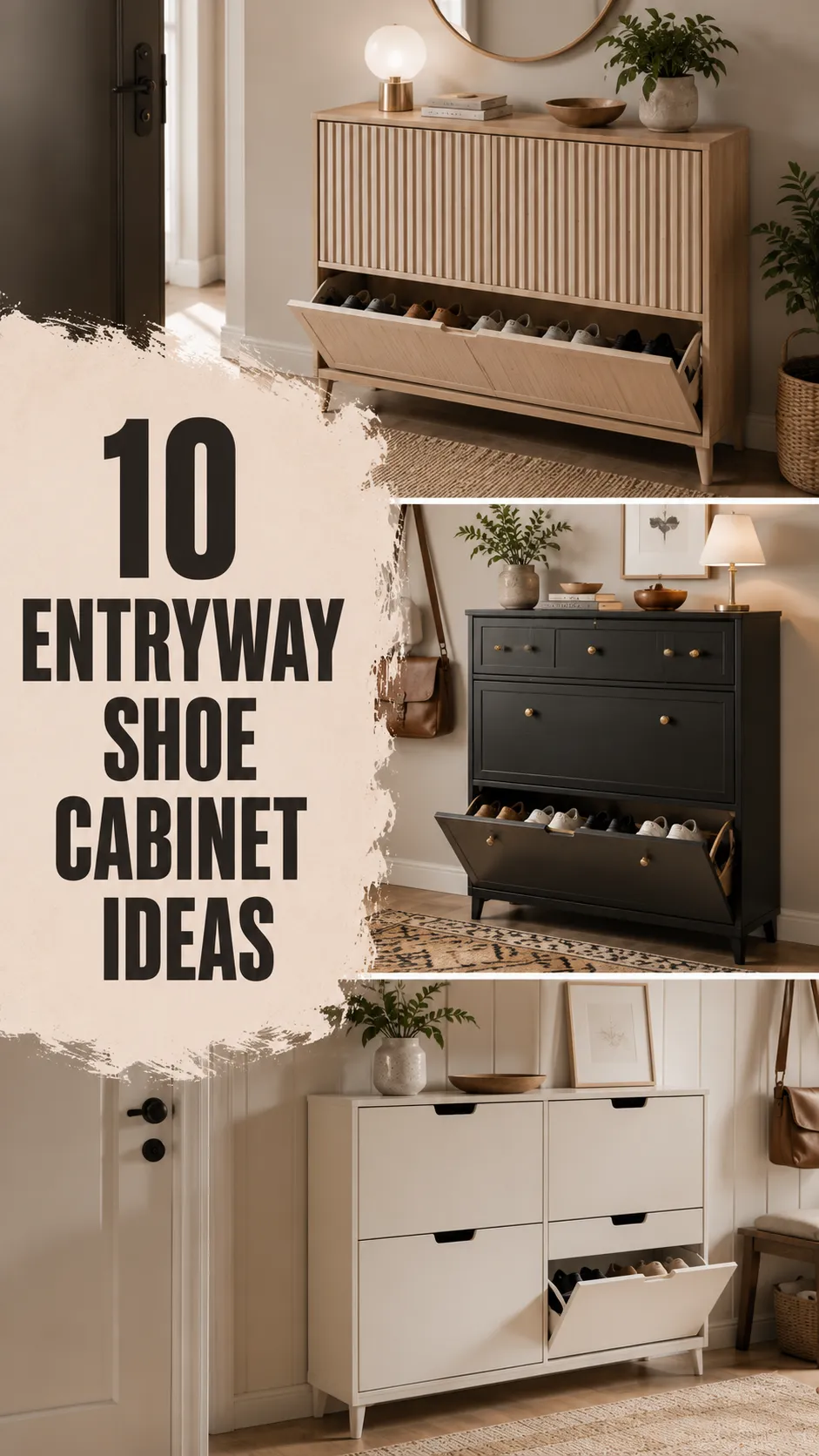 10 Entryway Shoe Cabinet Ideas